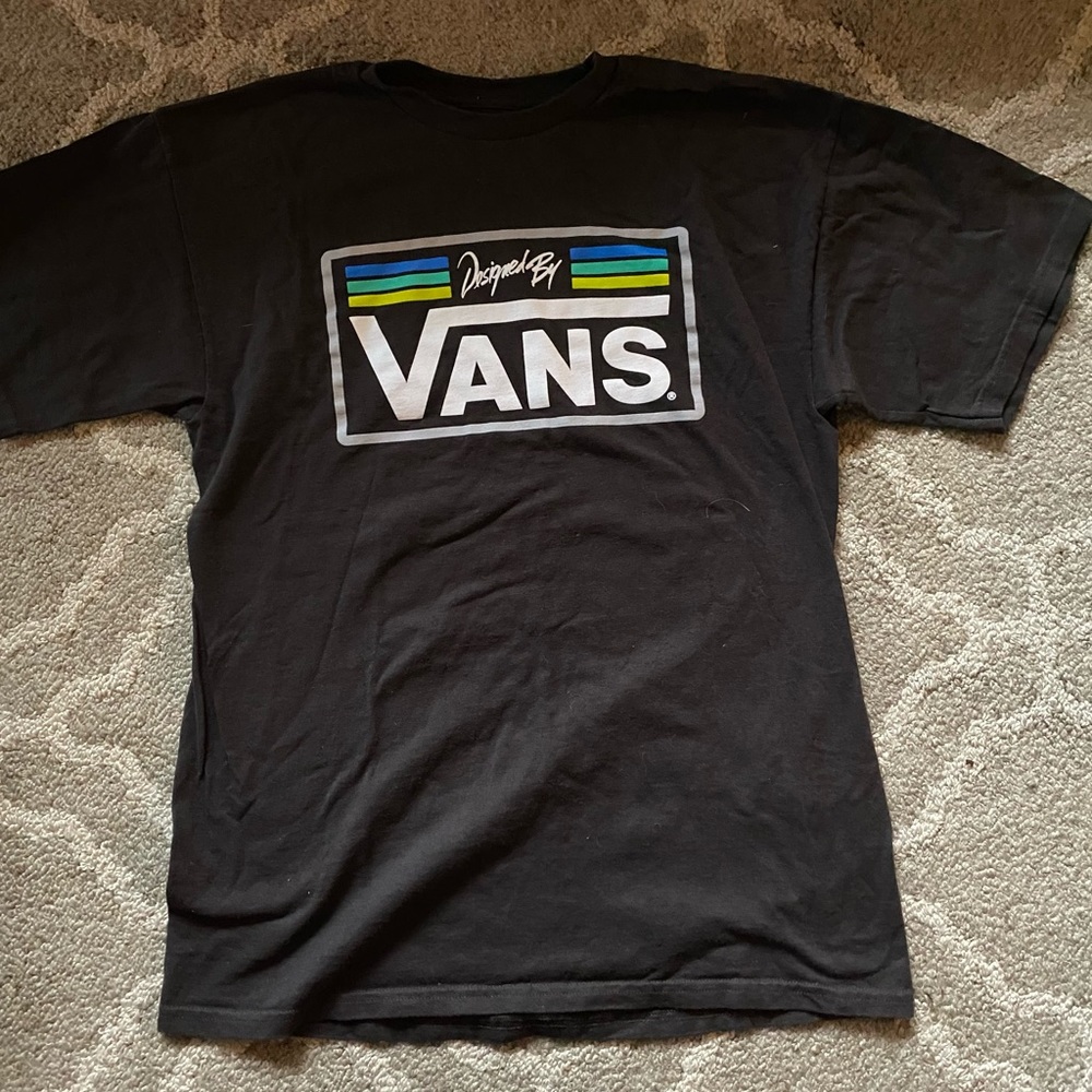 Vans dark gray short sleeve shirt